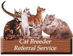 Cat Breeder Referral Service